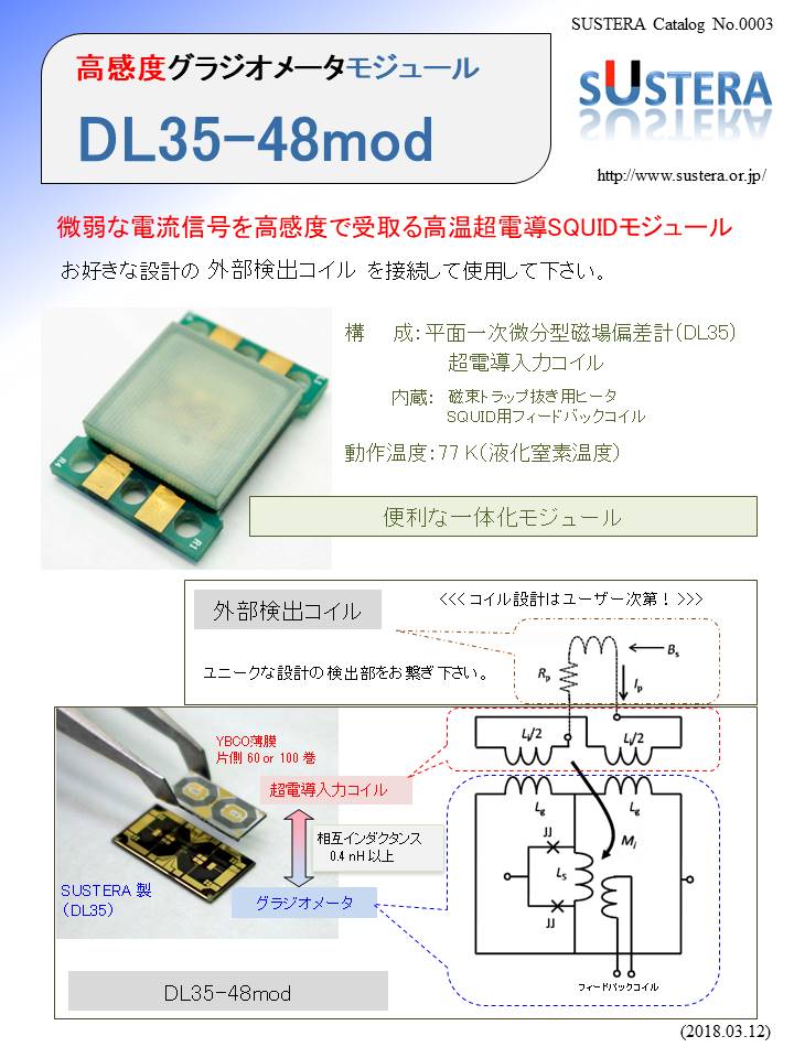 高感度グラジオメータモジュール DL35-48mod